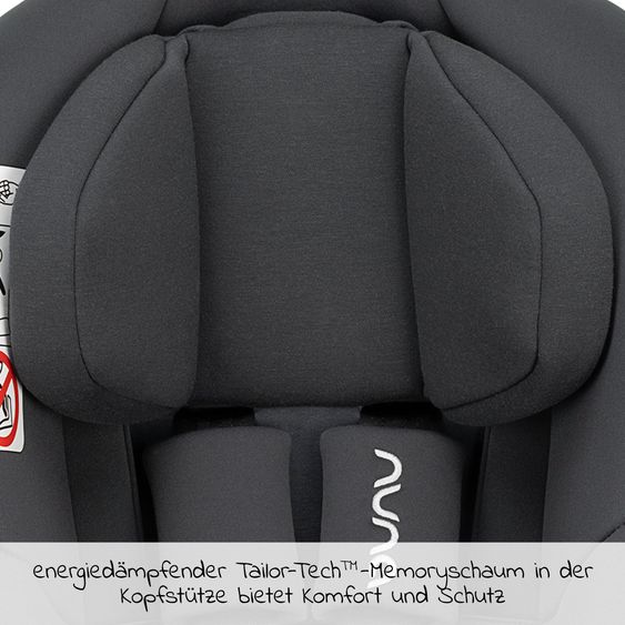 Nuna Infant car seat ARRA next incl. base next from birth to 13 kg (40 cm - 85 cm) incl. seat reducer, sun canopy, cushion protection, play animal only 3.5 kg - Ocean