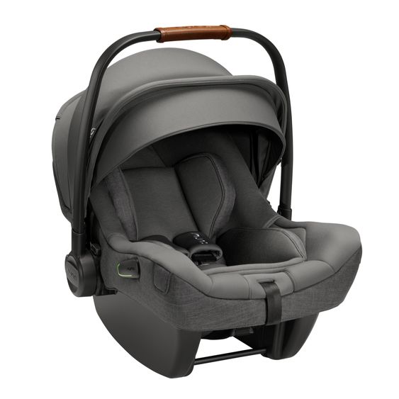 Nuna Babyschale PIPA next i-Size ab Geburt bis 13 kg (40 cm - 83 cm) inkl. Sitzverkleinerer & Sonnenverdeck nur 2,8 kg - Granite