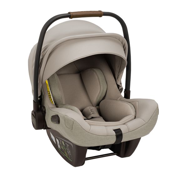 Nuna Babyschale PIPA next i-Size ab Geburt bis 13 kg (40 cm - 83 cm) inkl. Sitzverkleinerer & Sonnenverdeck nur 2,8 kg - Hazelwood