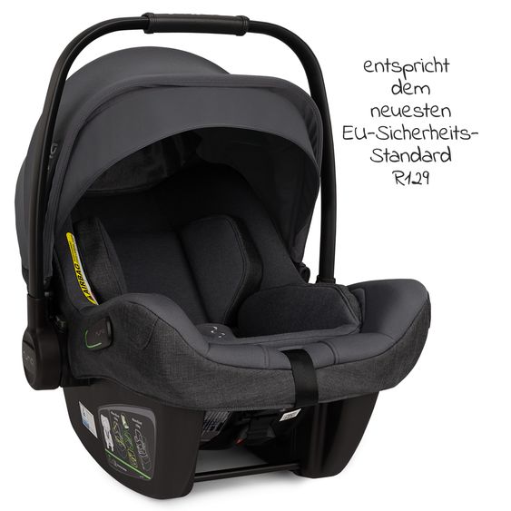 Nuna Babyschale PIPA next i-Size ab Geburt bis 13 kg (40 cm - 83 cm) inkl. Sitzverkleinerer & Sonnenverdeck nur 2,8 kg - Ocean