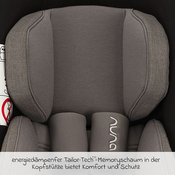 Nuna Babyschale PIPA next i-Size inkl. Base next ab Geburt bis 13 kg (40 cm - 83 cm) inkl. Sitzverkleinerer, Sonnenverdeck mit Dream Drape, Polsterschutz nur 2,8 kg - Caviar