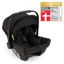 Babyschale PIPA urbn R 129 ab Geburt bis 13 kg (40 cm - 75 cm) mit Isofix inkl. Sitzverkleinerer & Sonnenverdeck nur 3,3 kg - Caviar