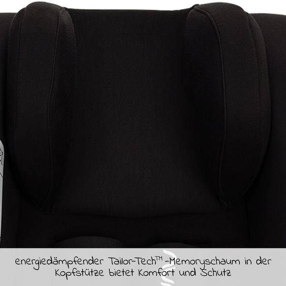 Nuna Babyschale PIPA urbn R129 ab Geburt bis 13 kg (40 cm - 75 cm) inkl. Sitzverkleinerer & Sonnenverdeck nur 3,3 kg mit Isofix - Caviar