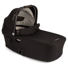 DEMI next carrycot foldable from birth to 9 months with privacy screen, ventilation window incl. mattress & raincover - Caviar