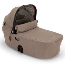 DEMI next carrycot foldable from birth to 9 months with privacy screen, ventilation window incl. mattress & raincover - Cedar