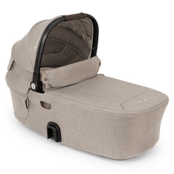 Nuna Navicella per neonati DEMI next pieghevole dalla nascita fino a 9 mesi con protezione visiva, finestra di ventilazione incl. materasso e copertura antipioggia - Chateau