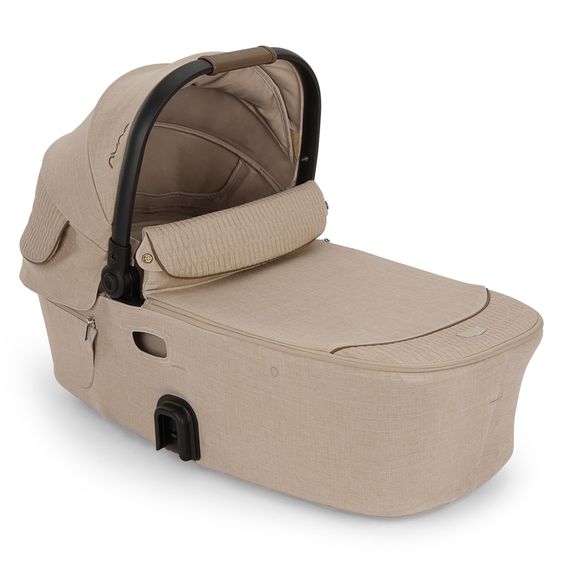 Nuna Navicella per neonati DEMI next pieghevole dalla nascita fino a 9 mesi con protezione visiva, finestra di ventilazione incl. materasso e copertura antipioggia - Cosmopolitan