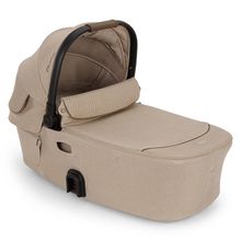 Navicella per neonati DEMI next pieghevole dalla nascita fino a 9 mesi con protezione visiva, finestra di ventilazione incl. materasso e copertura antipioggia - Cosmopolitan