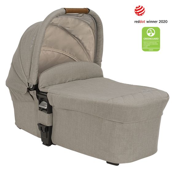 Nuna Babywanne MIXX next mit Mesh-Fenster für Kinderwagen Mixx next inkl. Matratze & Regenschutz - Hazelwood