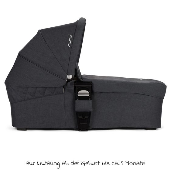 Nuna Babywanne MIXX next mit Mesh-Fenster für Kinderwagen MIXX next inkl. Matratze & Regenschutz - Ocean