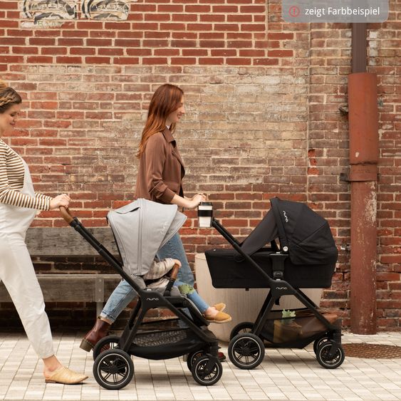 Nuna Babywanne TRIV next mit Mesh-Fenster für Kinderwagen Triv next inkl. Matratze & Regenschutz - Hazelwood