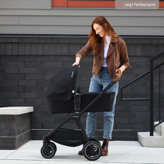Nuna Babywanne TRIV next mit Mesh-Fenster für Kinderwagen Triv next inkl. Matratze & Regenschutz - Hazelwood