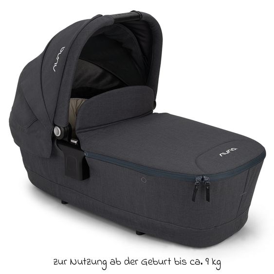 Nuna TRIV next carrycot with mesh window for Triv next baby carriage incl. mattress & raincover - Ocean