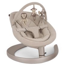 Dondolo per bambini LEAF grow dalla nascita - 60 kg incl. barra giochi con 3 personaggi giocattolo - Chateau
