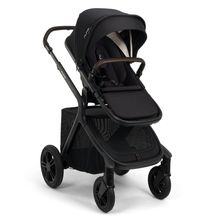 Buggy & Sport Stroller DEMI icon up to 22 kg with storage basket, all-weather seat, height-adjustable handlebar, privacy cover incl. adapter & rain cover - Caviar