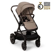 Buggy & Sportwagen DEMI next bis 22 kg mit magnetischem Gurtverschluss, umsetzbarem Allwettersitz, höhenverstellbarem Schieber, integrierter Sichtschutz inkl. Adapter & Regenschutz - Cedar