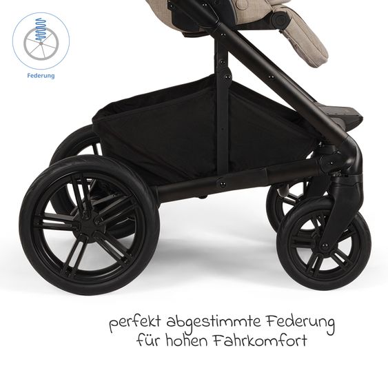 Nuna Buggy & Sportwagen MIXX next bis 22 kg mit magnetischem Gurtverschluss, umsetzbarem Allwettersitz, höhenverstellbarem Schieber, integrierter Sichtschutz inkl. Adapter, Kniedecke & Regenschutz