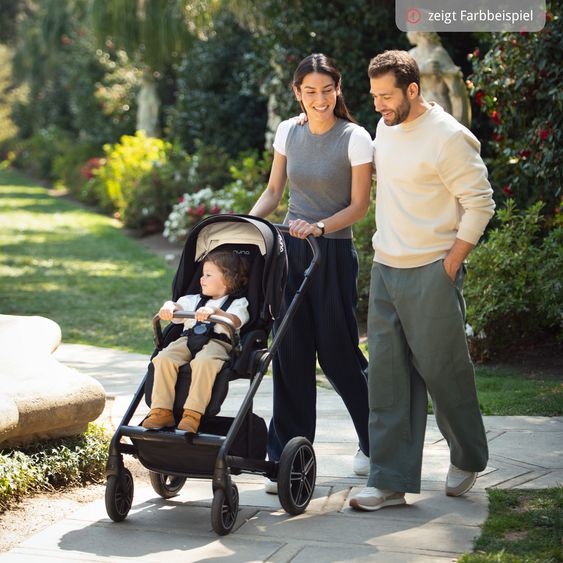Nuna Buggy & Sportwagen MIXX next bis 22 kg mit magnetischem Gurtverschluss, umsetzbarem Allwettersitz, höhenverstellbarem Schieber, integrierter Sichtschutz inkl. Adapter, Kniedecke & Regenschutz