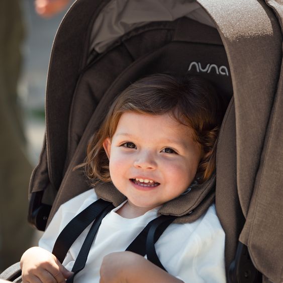 Nuna Buggy & Sportwagen MIXX next bis 22 kg mit magnetischem Gurtverschluss, umsetzbarem Allwettersitz, höhenverstellbarem Schieber, integrierter Sichtschutz inkl. Adapter, Kniedecke & Regenschutz