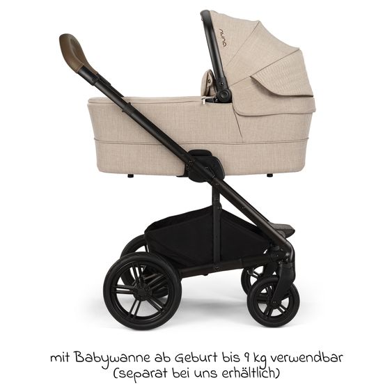 Nuna Buggy & Sportwagen MIXX next bis 22 kg mit magnetischem Gurtverschluss, umsetzbarem Allwettersitz, höhenverstellbarem Schieber, integrierter Sichtschutz inkl. Adapter, Kniedecke & Regenschutz
