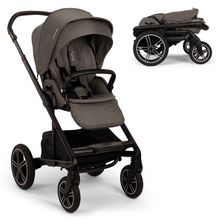 Buggy & Sportwagen MIXX next bis 22 kg mit magnetischem Gurtverschluss, umsetzbarem Allwettersitz, höhenverstellbarem Schieber, integrierter Sichtschutz inkl. Adapter, Kniedecke & Regenschutz - Thunder