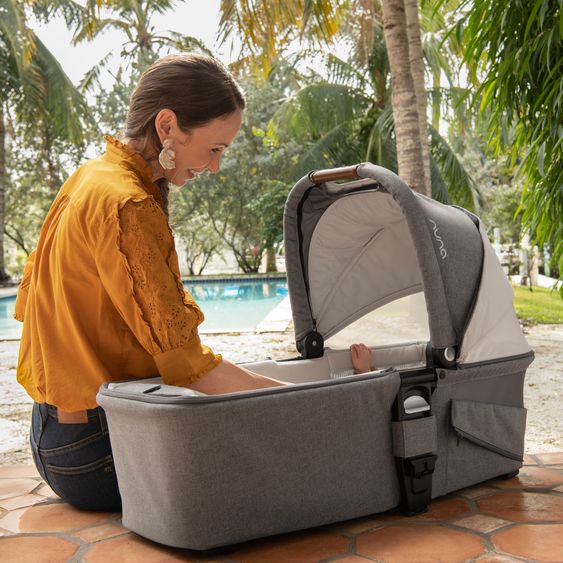 Nuna Buggy & Sportwagen MIXX next mit Liegefunktion, umsetzbarer Allwettersitz, Teleskopschieber inkl. Beindecke, Adapter & Regenschutz - Granite