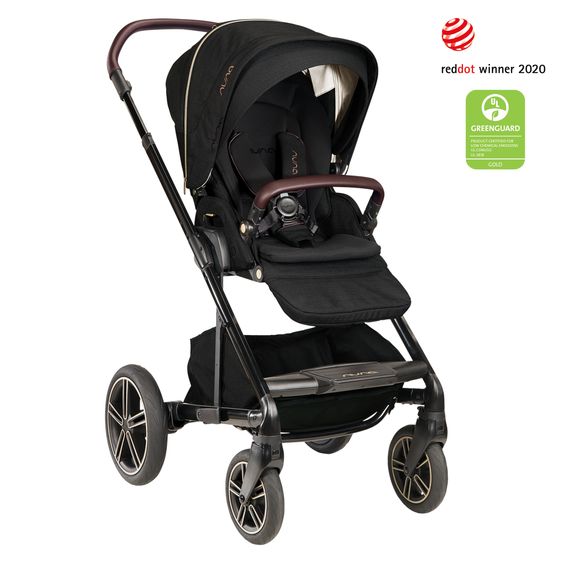 Nuna Buggy & Sportwagen MIXX next mit Liegefunktion, umsetzbarer Allwettersitz, Teleskopschieber inkl. Beindecke, Adapter & Regenschutz - Riveted