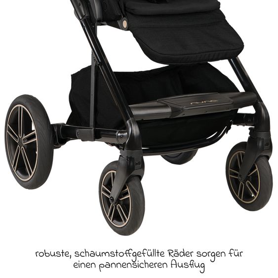 Nuna Buggy & Sportwagen MIXX next mit Liegefunktion, umsetzbarer Allwettersitz, Teleskopschieber inkl. Beindecke, Adapter & Regenschutz - Riveted