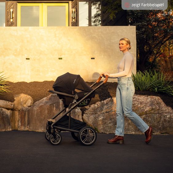 Nuna Buggy & Sportwagen MIXX next mit Liegefunktion, umsetzbarer Allwettersitz, Teleskopschieber inkl. Beindecke, Adapter & Regenschutz - Riveted