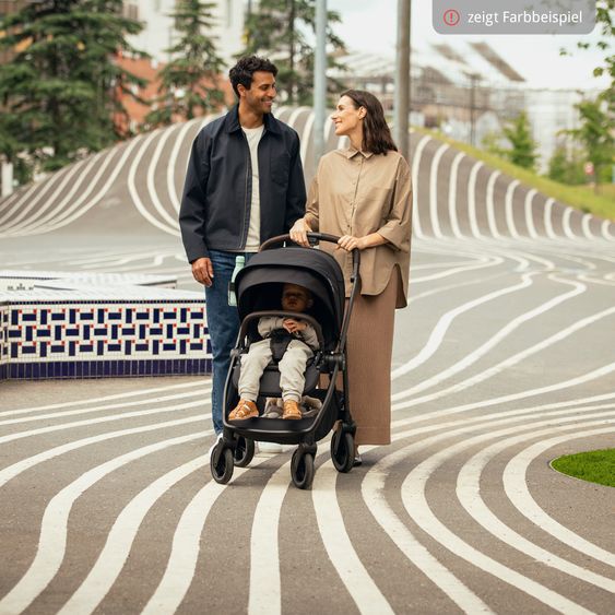 Nuna Passeggino Swiv fino a 22 kg con cintura magnetica, sedile sportivo convertibile, maniglione regolabile in altezza, adattatore incluso, borsa per il trasporto, portabicchieri e parapioggia - Biscotti