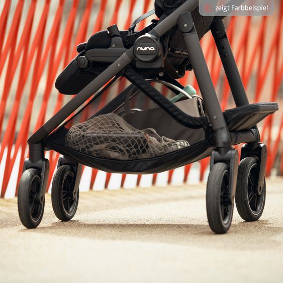 Nuna Passeggino Swiv fino a 22 kg con cintura magnetica, sedile sportivo convertibile, maniglione regolabile in altezza, adattatore incluso, borsa per il trasporto, portabicchieri e parapioggia - Biscotti