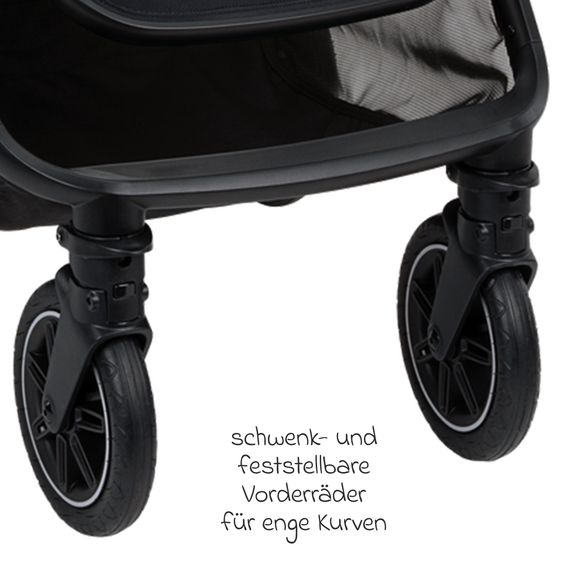Nuna Buggy & Sportwagen TRIV next mit Liegefunktion, umsetzbarer Allwettersitz, Teleskopschieber nur 8,9 kg, inkl. Adapter & Regenschutz - Hazelwood