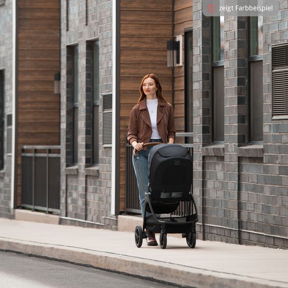 Nuna Buggy & Sportwagen TRIV next mit Liegefunktion, umsetzbarer Allwettersitz, Teleskopschieber nur 8,9 kg, inkl. Adapter & Regenschutz - Hazelwood
