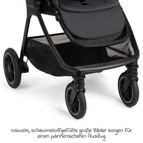 Nuna Buggy & Sportwagen TRIV next mit Liegefunktion, umsetzbarer Allwettersitz, Teleskopschieber nur 8,9 kg, inkl. Adapter & Regenschutz - Ocean