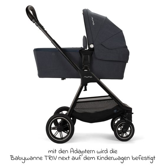 Nuna Buggy & Sportwagen TRIV next mit Liegefunktion, umsetzbarer Allwettersitz, Teleskopschieber nur 8,9 kg, inkl. Adapter & Regenschutz - Ocean