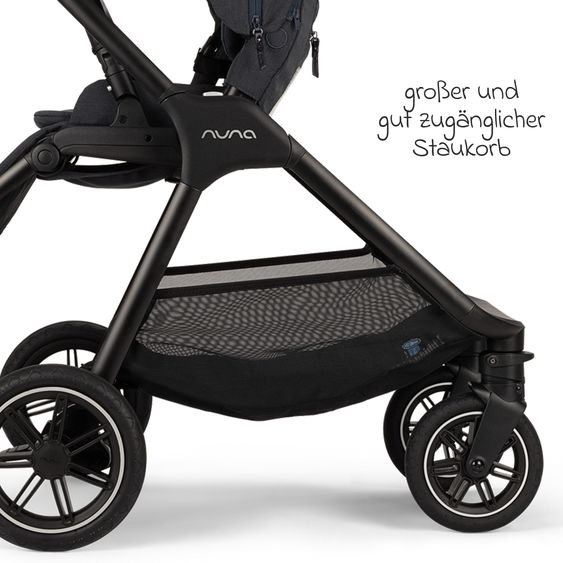 Nuna Buggy & Sportwagen TRIV next mit Liegefunktion, umsetzbarer Allwettersitz, Teleskopschieber nur 8,9 kg, inkl. Adapter & Regenschutz - Ocean