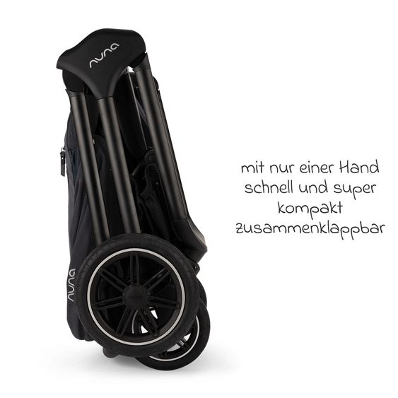 Nuna Buggy & Sportwagen TRIV next mit Liegefunktion, umsetzbarer Allwettersitz, Teleskopschieber nur 8,9 kg, inkl. Adapter & Regenschutz - Ocean