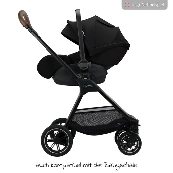 Nuna Buggy & Sportwagen TRIV next mit Liegefunktion, umsetzbarer Allwettersitz, Teleskopschieber nur 8,9 kg, inkl. Adapter & Regenschutz - Ocean