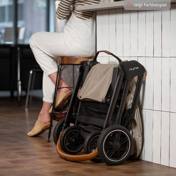 Nuna Buggy & Sportwagen TRIV next mit Liegefunktion, umsetzbarer Allwettersitz, Teleskopschieber nur 8,9 kg, inkl. Adapter & Regenschutz - Ocean