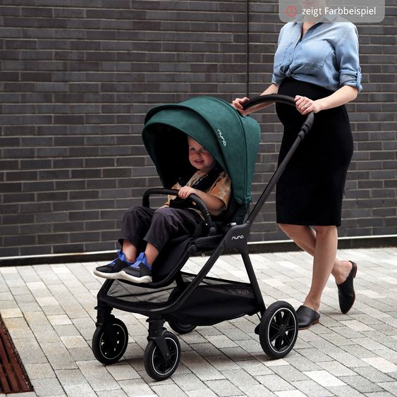 Nuna Buggy & Sportwagen TRIV next mit Liegefunktion, umsetzbarer Allwettersitz, Teleskopschieber nur 8,9 kg, inkl. Adapter & Regenschutz - Ocean