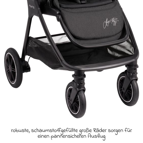 Nuna Buggy & Sportwagen TRIV next mit Liegefunktion, umsetzbarer Allwettersitz, Teleskopschieber nur 8,9 kg, inkl. Adapter & Regenschutz - Rainbow