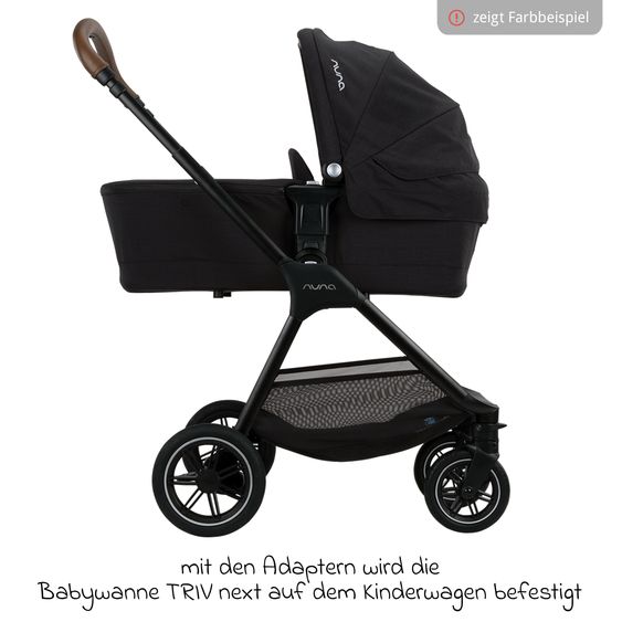 Nuna Buggy & Sportwagen TRIV next mit Liegefunktion, umsetzbarer Allwettersitz, Teleskopschieber nur 8,9 kg, inkl. Adapter & Regenschutz - Rainbow