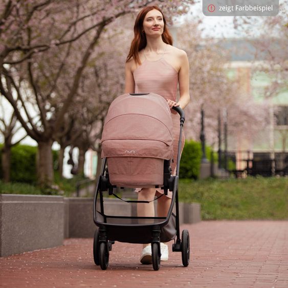 Nuna Buggy & Sportwagen TRIV next mit Liegefunktion, umsetzbarer Allwettersitz, Teleskopschieber nur 8,9 kg, inkl. Adapter & Regenschutz - Rainbow