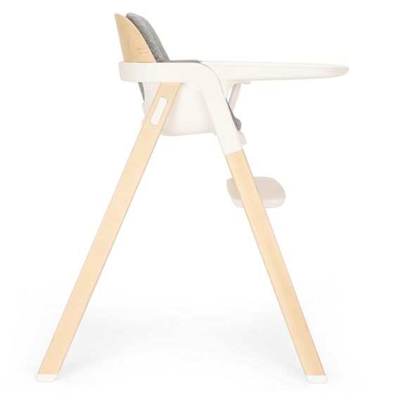 Nuna Hochstuhl BRYN bis 100 kg belastbar mit Sitzpolster, Sicherheitsgurt, Essbrett - Heritage