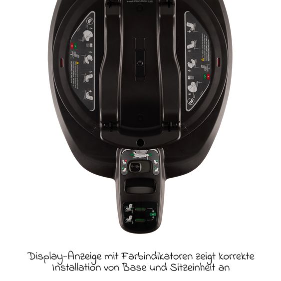 Nuna Isofix base station BASE Curv rotatable for Pipa next, Arra flex, Todl next, Cari next - Black