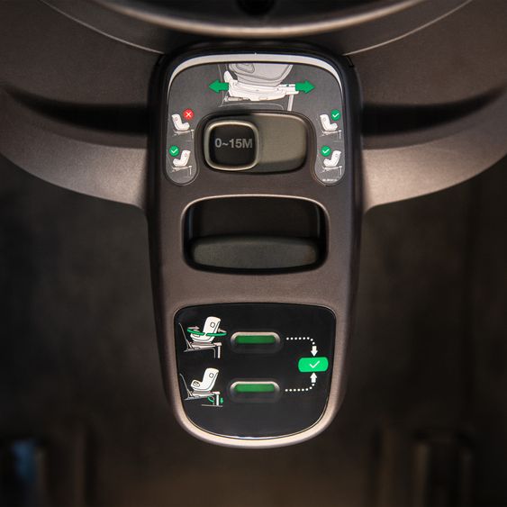 Nuna Isofix base station BASE Curv rotatable for Pipa next, Arra flex, Todl next, Cari next - Black