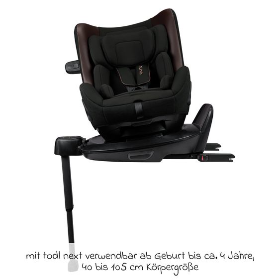 Nuna Isofix-Basisstation BASE next drehbar für Pipa next, Arra next, Todl next, Cari next - Black