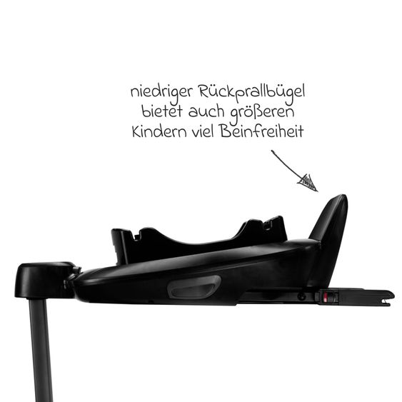 Nuna Isofix-Basisstation BASE next drehbar für Pipa next, Arra next, Todl next, Cari next - Black