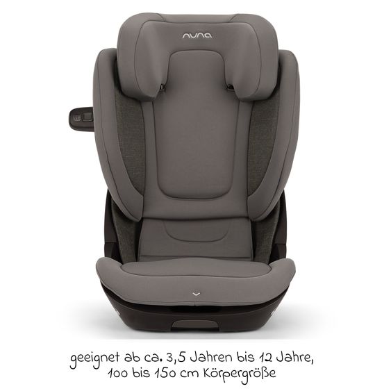 Nuna Child seat AACE Lx i-Size from 3.5 years - 12 years (100 cm - 150 cm) incl. cup holder - Thunder