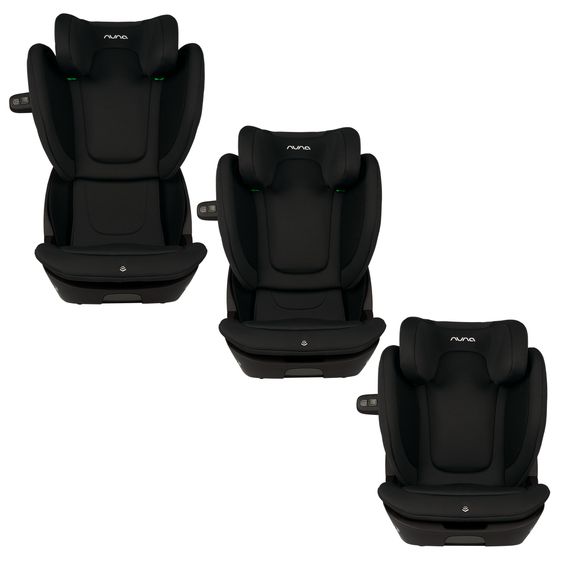 Nuna Child seat AACE LX i-Size from 3.5 years - 12 years (100 cm -150 cm) incl. Isofix - Caviar